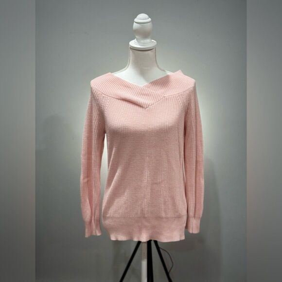 SALE! Pink New York & Co Knit Sweater Size S EUC - Picture 1 of 5
